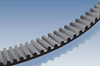 Timing Belt, 5mm HTD Pitch, Black Neoprene, Fiberglass Cord - Image