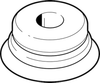 Vacuum cup without connector -- ESV-80-BN - Image