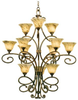 Large Chandeliers-Glass Shade - 67532 - Light Center (The)