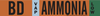 Brady B-946 Orange Pressure Sensitive Vinyl Pipe Marker - Printed Msg = PU LIQ Ammonia High with Right Arrow - 145839 - 754473-54627 - R. S. Hughes Company, Inc.