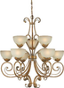 Large Chandeliers-Glass Shade - 96009 - Light Center (The)