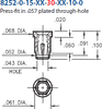 Press-Fit Receptacle -- 8252-0-15-80-30-27-10-0 - Image