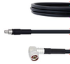 SMA Male to RA N Male Cable LMR-400 Coax in 150 cm - FMCA1141-150CM - Fairview Microwave Inc.