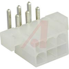 RT ANGLE HEADER TIN PLATE W/PCB MNT FLANGE;94V-2;6 CIRCUT - 70190635 - Allied Electronics, Inc.