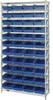 Open Wire Shelving, 12Shelves, 44Bin/blu; Shelving Unit Type Quantum Storage - 44AC8074 - Newark, An Avnet Company