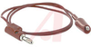 Test Cable Assembly; 1; 24 in.; Banana;Minigator Test Clip; Red; degC (Max.) - 70197867 - Allied Electronics, Inc.