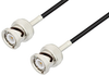 BNC Male to BNC Male Cable 96 Inch Length Using RG174 Coax, LF Solder, RoHS - PE3C2295LF-96 - Pasternack