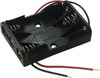 Battery Holder, 3Aaa, Wire Leads; Battery Sizes Accepted Keystone - 31C0583 - Newark, An Avnet Company