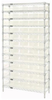 Open Wire Shelving, 12Shelves, 44Bin/clr; Shelving Unit Type Quantum Storage - 42AC7027 - Newark, An Avnet Company