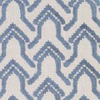 Seto Embroidered Linen-Detail - NF26/DB - Vaughan Designs, Inc.