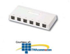 Panduit® Mini-Com Shuttered Surface Mount Boxes - CBXS6-A - TelephoneStuff.com