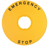 E-Stop Sticker, Pushbutton/ Pilot Device; For Use With Idec - 05N7049 - Newark, An Avnet Company