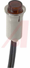 Indicator,Pnl-Mnt;Red;Incandescent;1/2 In;14 V;0.10 A;Nickel Plated Brass;6 In - 70214005 - Allied Electronics, Inc.