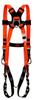 3M Feather 1051EQ Orange 2XL Vest-Style Body Harness - Polyester Webbing - 078371-63325 - 078371-63325 - R. S. Hughes Company, Inc.
