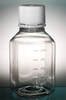 Clear PET Sterile Octagonal Bottles w/ Tamper Evident Caps - 0061-11B - SKS Science Products