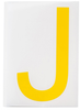 ToughStripe Die-Cut Yellow Letter J - 121750 - Brady Corporation
