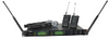 UHF-R Wireless Dual-Channel Combo System with Beta 87A Microphone Cartridge - UR124D/BETA87A - Visual Sound, Inc.