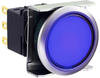 Pb Switch, Spdt, 0.1A, 125Vac, Blue; Product Range Idec - 93AC9518 - Newark, An Avnet Company
