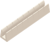 0.085 Panel Serrated Grommeting, LLDP, Natural -- AP01FGS0850PN - Image
