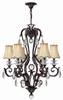 4406GR Mid. Chandeliers-Candle - 405095 - Capital Lighting, Inc.