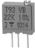 TRIMMER; CERMET; 100K OHM; 21 TURN; 1/2W - 70218937 - Allied Electronics, Inc.