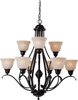 Mid. Chandeliers-Glass Up - 284602 - Light Center (The)