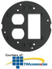 Hubbell SystemOne Duplex and Decorator Opening Sub-Plate - S1SPDUSL - TelephoneStuff.com