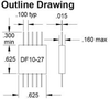 3-Way In-Phase Divider/Combiner -- DF10-27 - Image