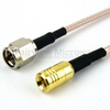SMA Male (Plug) to SMB Plug (Male) Cable M17/113-RG316 Coax Up To 3 GHz, 1.35 VSWR in 48 Inch - FMC0216316-48 - Fairview Microwave Inc.