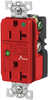 Connector, Duplex Receptacle, 20A, 125Vac, Red; Connector Type Hubbell Wiring Devices - 88H7593 - Newark, An Avnet Company