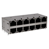 Connectors, Interconnects - Modular Connectors - Modular Connector Jacks With Magnetics -- 1350814-08AN-2C6R-GK-C