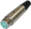 Switchcraft 3 pin XLR cable(f) heavy duty connector. - CA-A3F - Visual Sound, Inc.