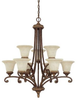 3049DS-265 Mid. Chandeliers-Glass Up - 782872 - Capital Lighting, Inc.