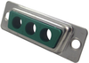 Combo D Sub Connector, Receptacle, 3 Position; Product Range Harting - 01M9714 - Newark, An Avnet Company