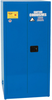 Eagle 60 gal Blue Hazardous Material Storage Cabinet - 31 1/4 in Width - 65 in Height - Floor Standing - 048441-33222 - 048441-33222 - R. S. Hughes Company, Inc.