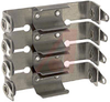 Hldr, Battery; AAA; 0.375 in., 0.468 in. (O.D); Aluminum; PC Board; 4; Spring - 70182723 - Allied Electronics, Inc.