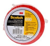 3M Scotch 690 Red Color Coding Bag/Packaging Tape - 48 mm Width x 66 m Length - 2.3 mil Thick - 74885 - 051125-74885 - R. S. Hughes Company, Inc.