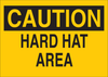 Brady B-836 Polypropylene Rectangle Yellow Personal Protection Equipment (PPE) Sign - 24 in Width x 18 in Height - TEXT: CAUTION - 78035 - 754476-78035 - R. S. Hughes Company, Inc.