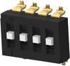 Dip Switch, 4Pos, Sp3T, Slide, Smd; No. Of Circuits Alcoswitch Te Connectivity - 38AC2435 - Newark, An Avnet Company