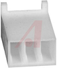 Connector; Nylon; Receptacle; 3; White;Crimp; 180 deg; 0.1 in.; UL 94V-0 - 70083798 - Allied Electronics, Inc.
