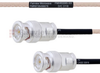 BNC Male to BNC Male MIL-DTL-17 Cable M17/113-RG316 Coax in 16 Inch - FMHR0085-16 - Fairview Microwave Inc.