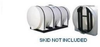 1750 Gallon Horizontal Leg Tank - A-FS1750-62W - Plastic-Mart