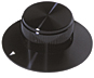 FPD Series - Machined Aluminum Knob - PVS-25B-1 - Electronic Hardware Corporation