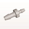 Straight Reducer Connector, Barbed, Natural - HSR32 - Qosina Corp.