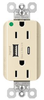 Usb Charger Rcpt, 2Port, 125V, Almond; Product Range Legrand Pass & Seymour - 22AC2693 - Newark, An Avnet Company