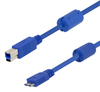 Cable, Usb 3.0 B-Micro B Plug, 0.5M, Blu; Connector A L-Com - 44AC0193 - Newark, An Avnet Company