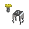 Vertical Screw Terminal w/Screw-Unassembled, Yellow - 7691-7 - Keystone Electronics Corp.