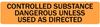 Controlled Substance Veterinary Label - LV-VET-118 - LabelValue