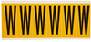 15 Series Indoor/Outdoor Numbers & Letters - 1550-W - Brady Corporation