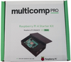 Raspberry Pi 4B Starter Kit, 4Gb, Black; Silicon Manufacturer Multicomp Pro - 54AH3717 - Newark, An Avnet Company